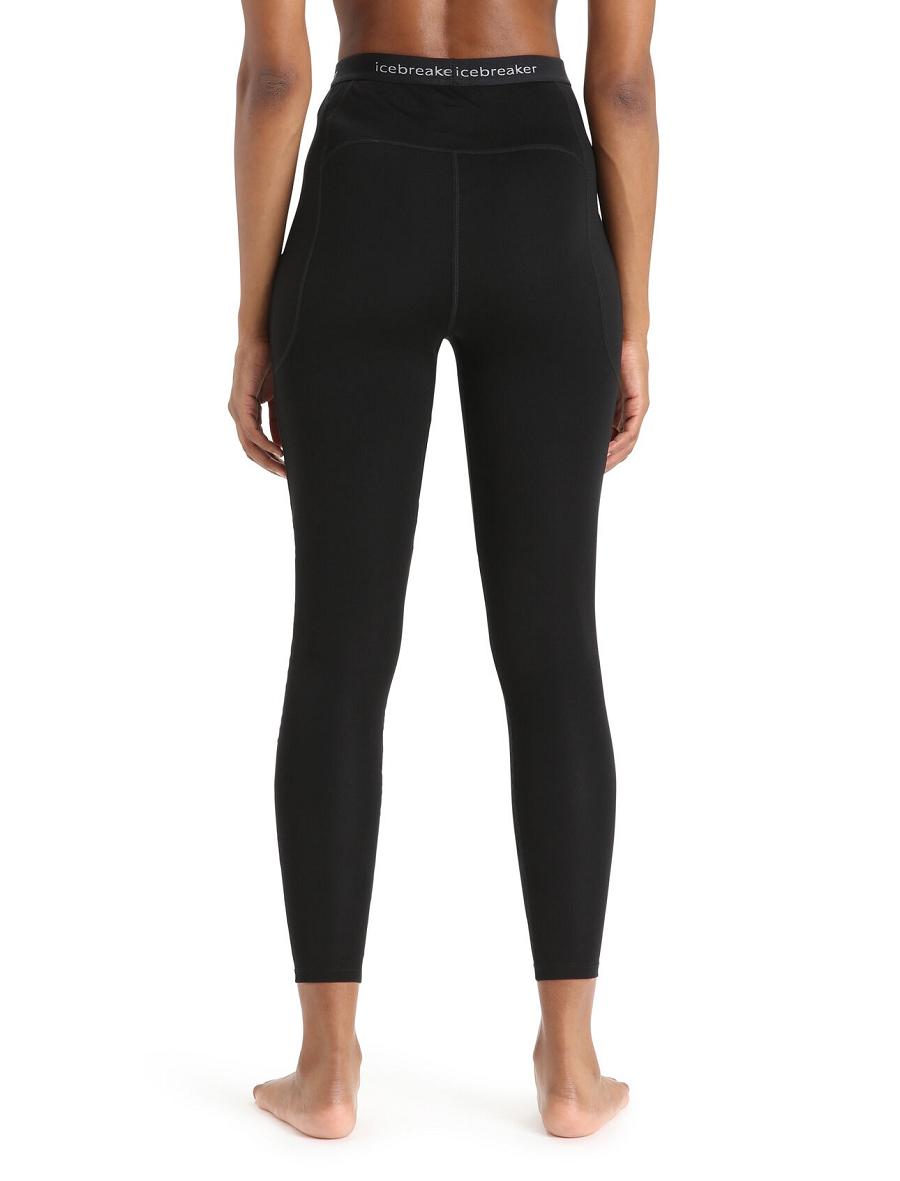 Icebreaker 15.5 Merino Thermal Női Leggings Fekete | HU 1538SGLO